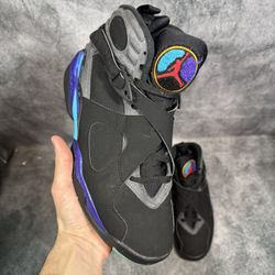 Jordan 8 Aqua Size 9