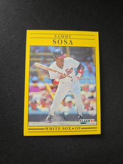 Sammy Sosa White Sox Baseball Card