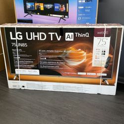 LG 4k SMART TV UHD 76UN85  75INCH NEW ! 