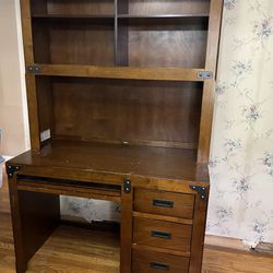 Free Bed And Desk With Hutch