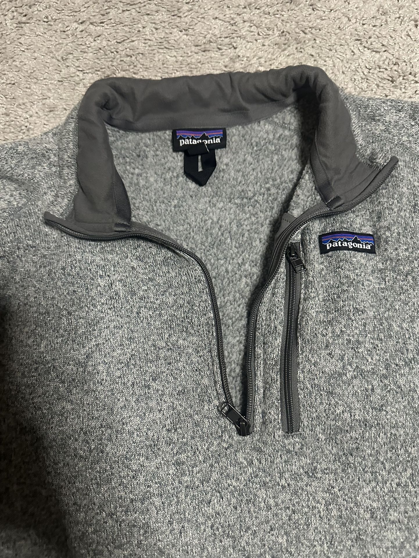 Patagonia Gray Quarter-Zip Fleece