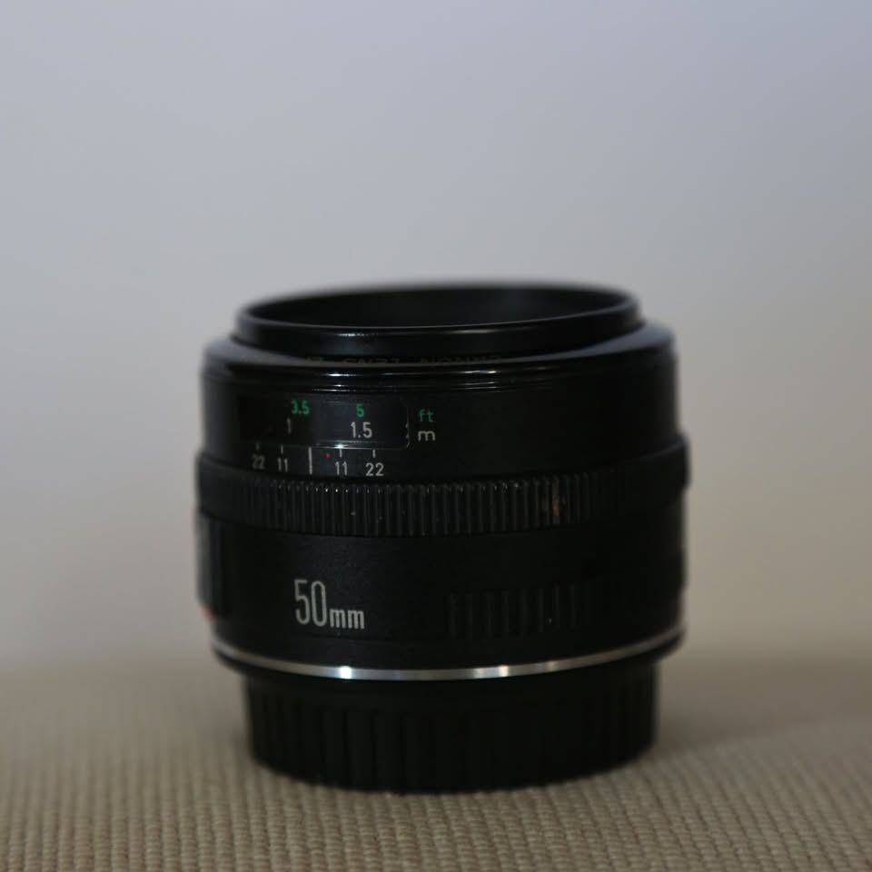 Canon EF 50mm f/1.8 Lens-This lens is rarely used, perfect for portraits