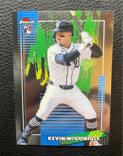 2026 Kevin McGonigle Topps Finest Rookie Card. Detroit Tigers.