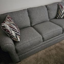 Sofa Bed w/pillows & Matching Chair