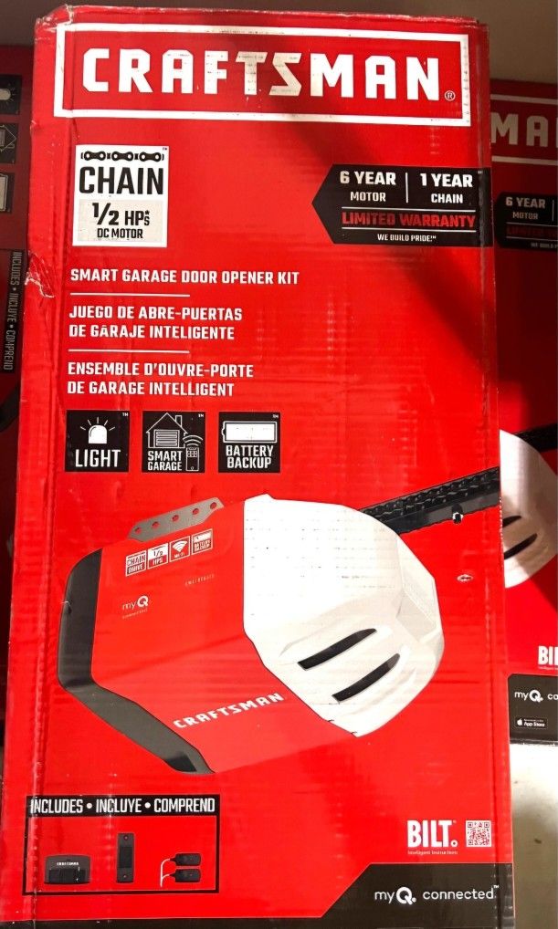 Craftsman 1/2 HP Chain Drive Garage Door Opener