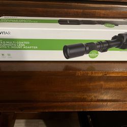 Vivitar 420-800mm F8.0 Nikon  Manual Focus Telephoto Lens