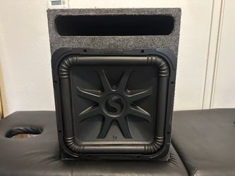 (15). kicker L7 Blue speaker subwoofer