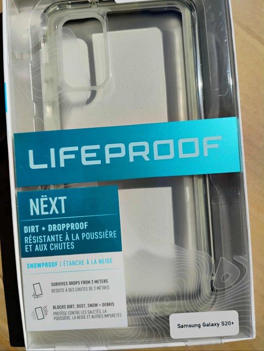 LifeProof Next Series Phone Case for Samsung Galaxy S20+ (Plus) 5G - Black/Clear Wholesale Lot