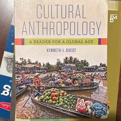 College Textbook Cultural Anthropology A Reader For A Global Age Kenneth J. Guest 