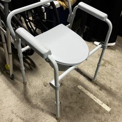 Drive Medical Steel Folding Bedside Commode
