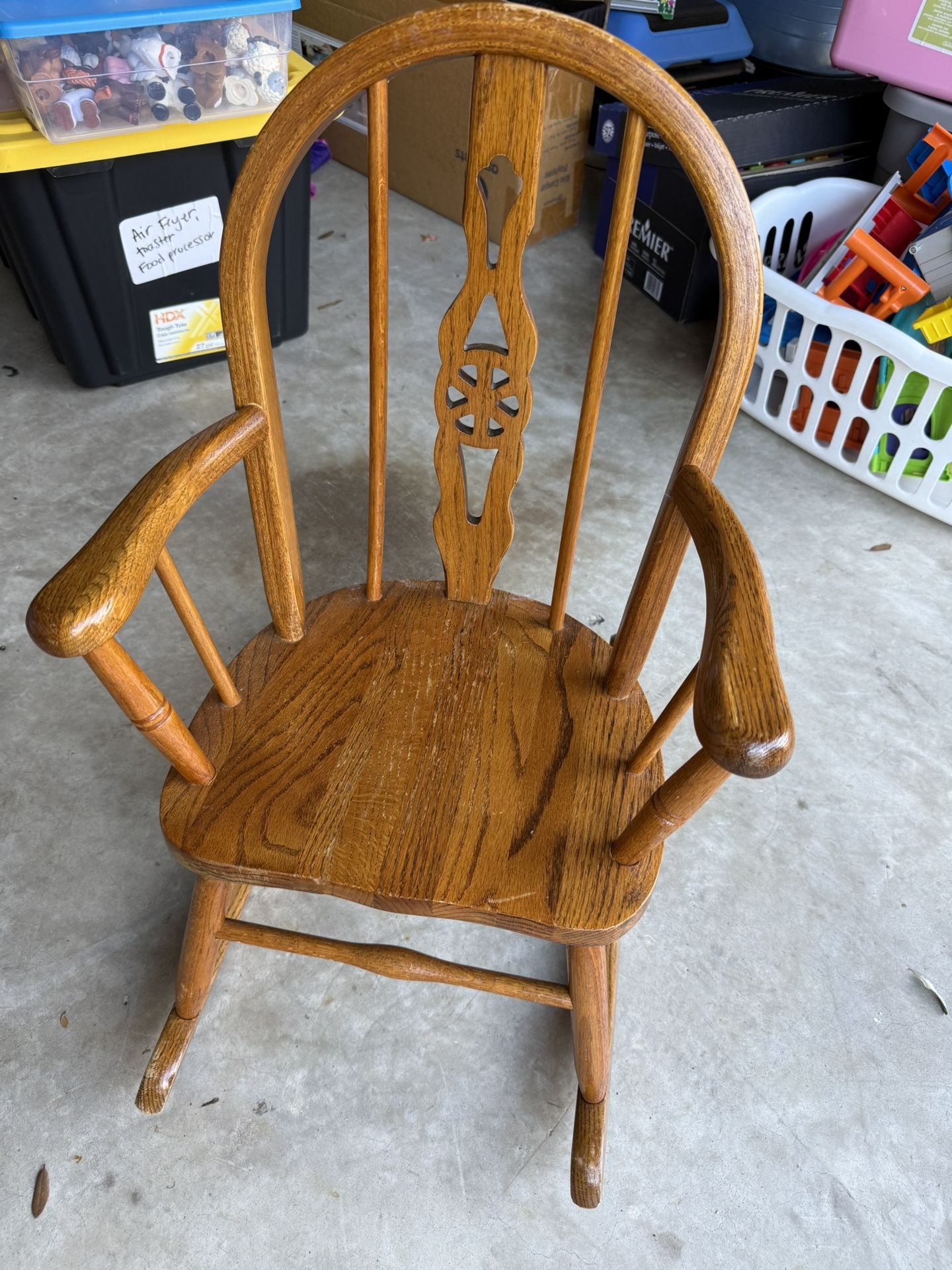 Wooden Kids Rocking Chair