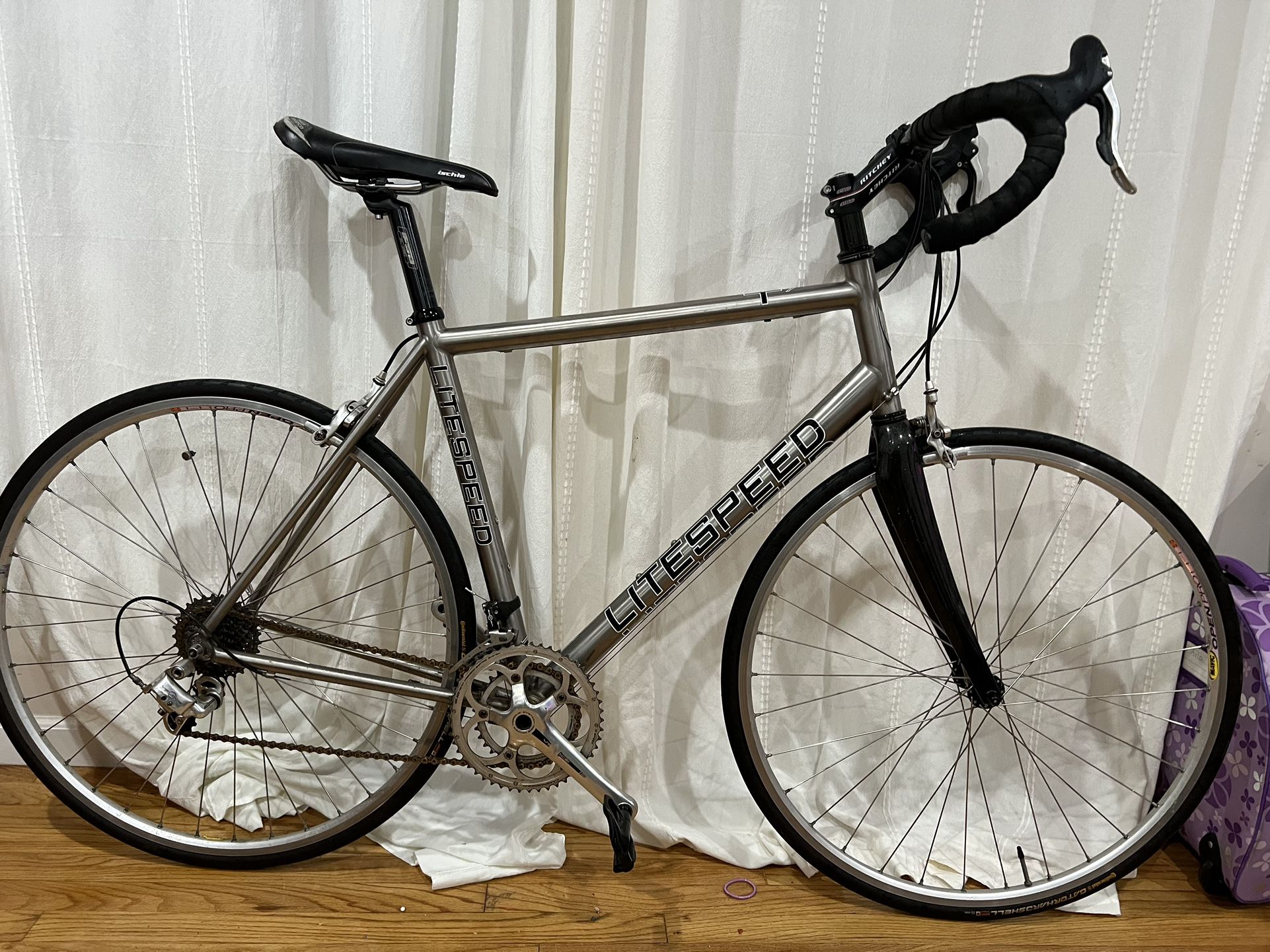 Litespeed T7 Titanium Road Bike With Full Campagnolo Veloce Record