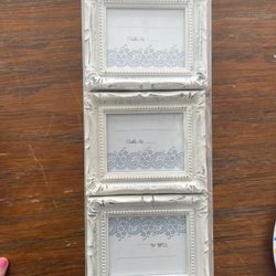 Rustic White Picture Frames