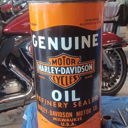 Harley Oil Barrel 