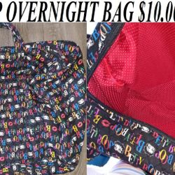 Betty Boop Over Night Bag