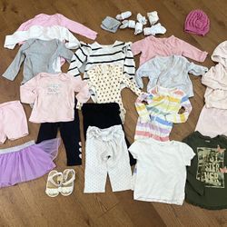 Baby Girl Cloths. 1-2 Year Old. Very Good Condition. 27 Pieces