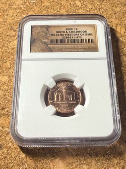 2009 Lincoln Cent NGC MS66 RD First Day of Issue