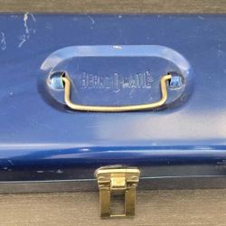 Vintage Metal Bernz-O-Matic Blue Toolbox