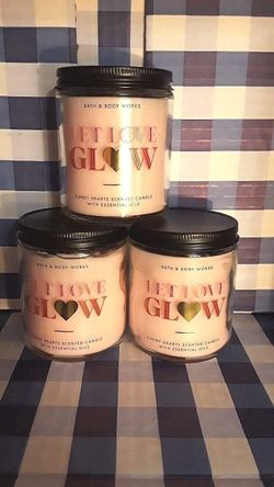 Discontinued Bath And Body Works Candy Hearts Candles