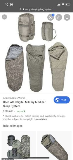Army sleeping bag system