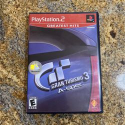 Gran Turismo 3 A-spec Video Game (Sony PlayStation 2, 2006)