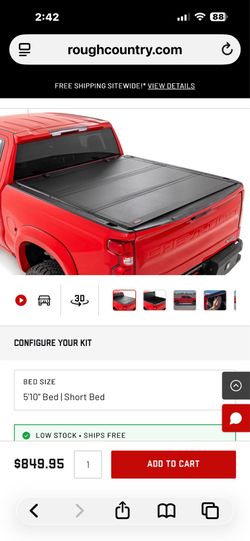 Hard Tri-Fold Flip Up Bed Cover Chevy Silverado/GMC Sierra 1500 (19-26)