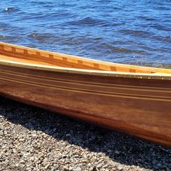 Wood Cedar Strip Canoe Kayak Wee Lassie Kit Model