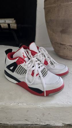 Kids Air Jordan 4 Fire Red Sz 13c