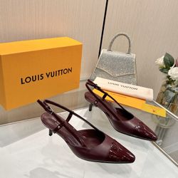 LV Women’s Heels With Box 2026 New 