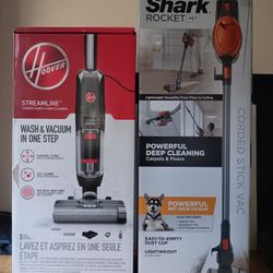 Shark Rocket Pet Vacuum and Hoover Streamline Hard Floor Cleaner. Floor Care Special! Brand New!