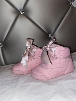 reebok pink high tops