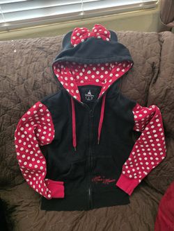 Disney Minnie Mouse Hooded Sweatshirt Ears