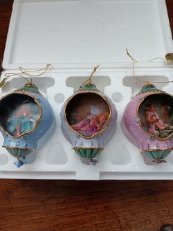 Bradford Exchange Lisa Jane's Enchanted Garden  Ornaments