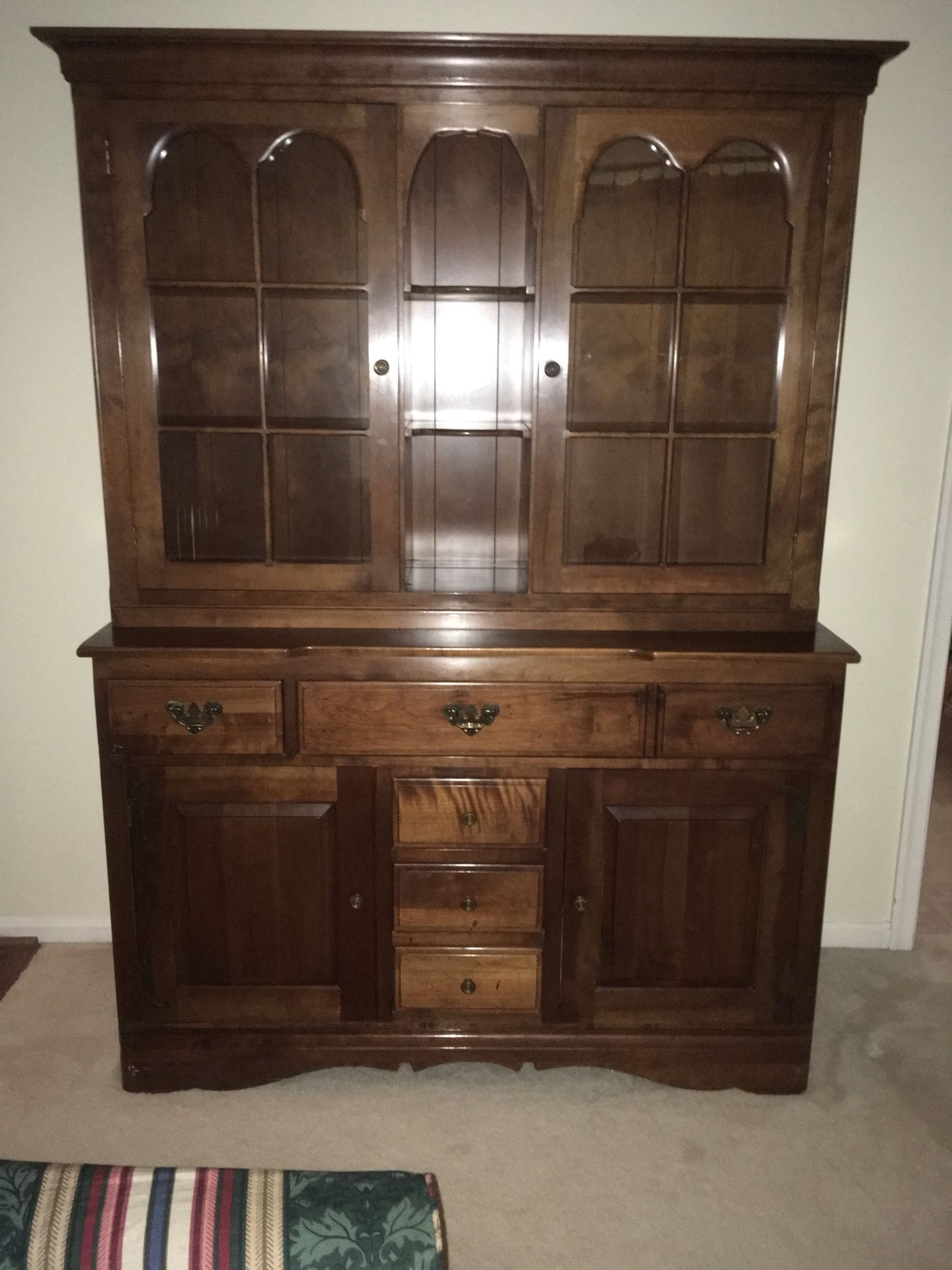 China hutch and cabinet