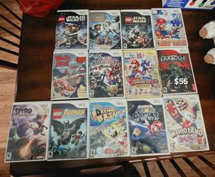 Wii games $6 - $55