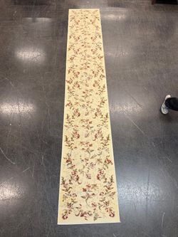 SAFAVIEH Lyndhurst Collection Floral Runner Rug in Polypropylene