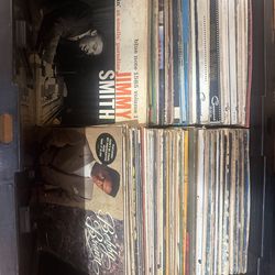 Large vintage vinyl record collection
