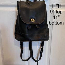 Coach black 11”  back pack see link for more Coach bags