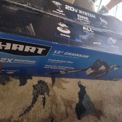 Hart 12 In Chainsaw With Charger And Battery 