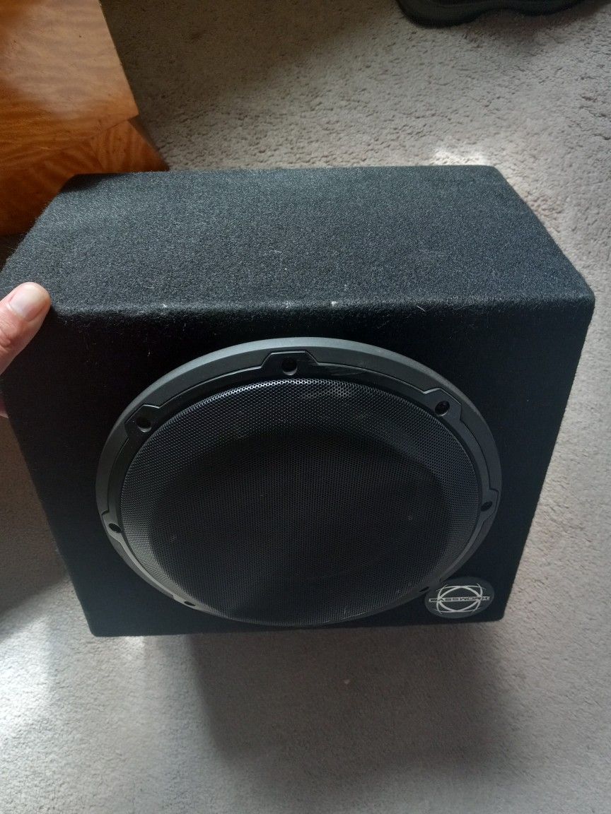 10" JL Audio Car Stereo Subwoofer In Sealed Box