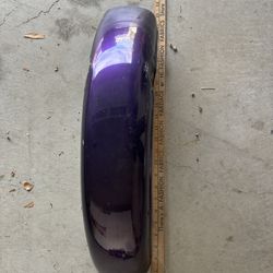 Motorcycle Fender Purple