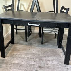 Black Entry Side Table