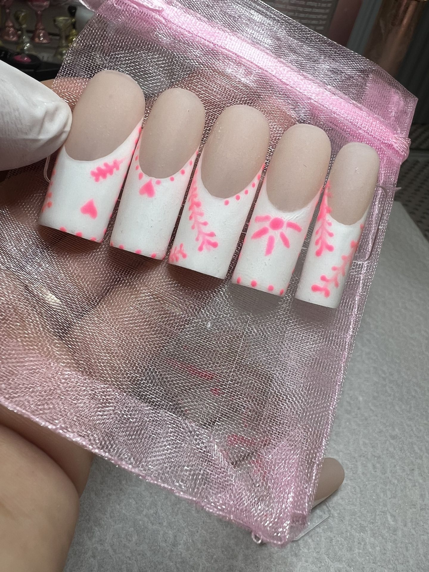 Clase Azul Nails But In Pink Size (xs-xl)
