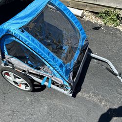 Instep Bike Trailer for Toddlers, Kids, Single and Double Seat, 2-In-1 Canopy Carrier