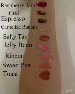 Espresso  lip gloss  and tint by Rhode