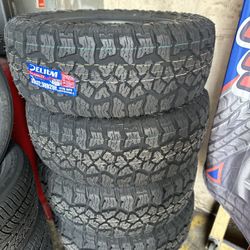 New Set Of (4) 35x12.50R20 Delium Terra Raider ATX 10 Ply Tires For Sale