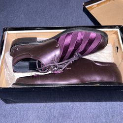 Kids Den Zèl Purple Dress Shoes 