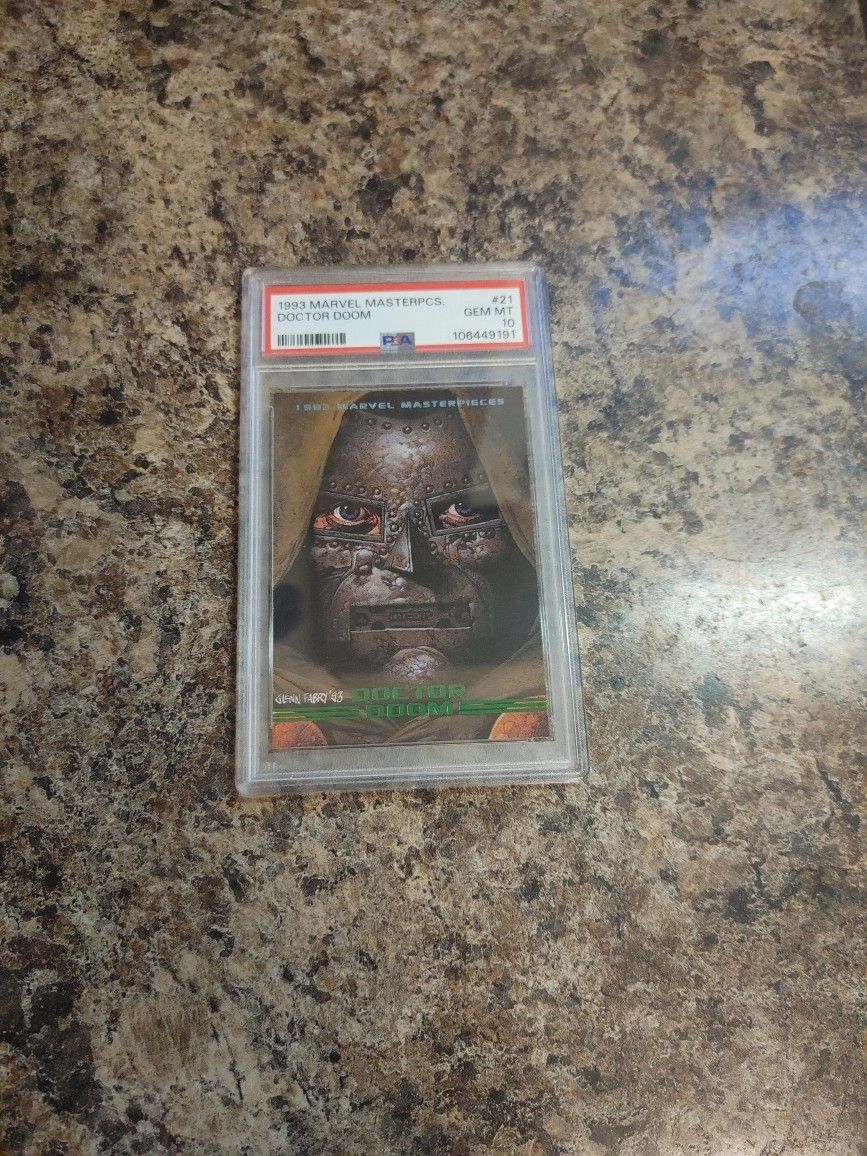 1993 Marvel Masterpiece Doctor Doom #21 PSA GEM MINT 10