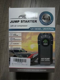 Diesel jump starter 4in1