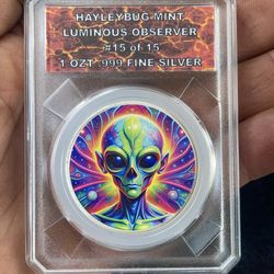 HayleyBug 1oz .999 FS Round